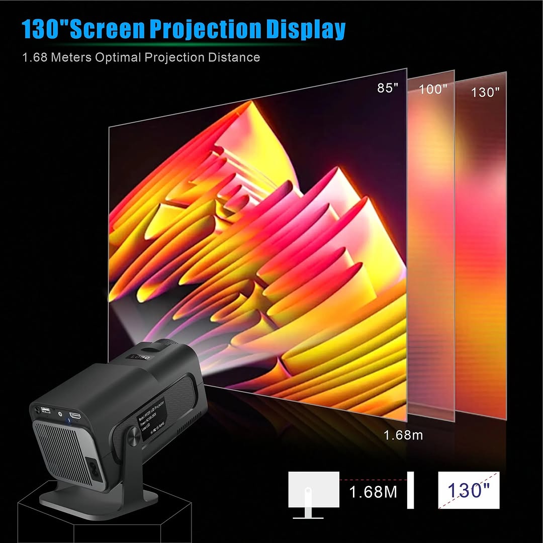 🔥 *4K HY-320 super vision LED projector*🔥